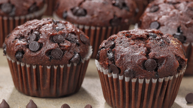 Deliciosa receta de muffins de chocolate con chispas sin TACC Deliciosa receta de muffins de chocolate con chispas sin TACC