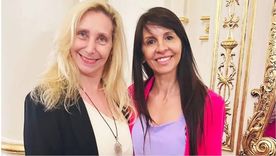 Karina Milei con Lorena Villaverde Karina Milei con Lorena Villaverde