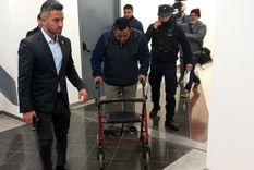 Así ingresaba Aldo Díaz a la audiencia Foto: Gentileza Matías Pascualetti