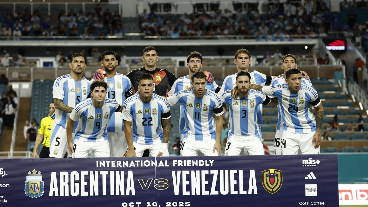 En vivo: con Messi de arranque, la Selección argentina enfrenta a Puerto Rico en Miami