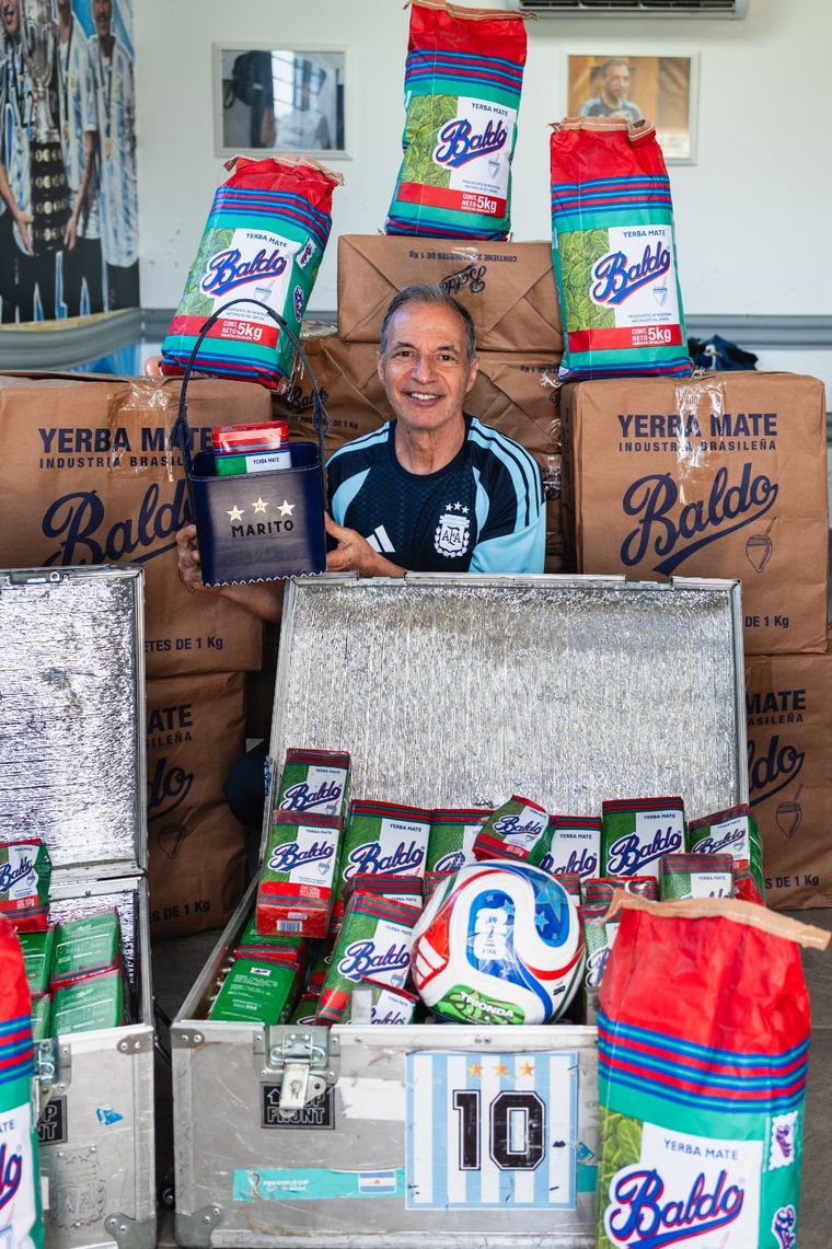 Los exorbitantes kilos de yerba que la Selección Argentina llevó al Mundial 2026. Los exorbitantes kilos de yerba que la Selección Argentina llevó al Mundial 2026.