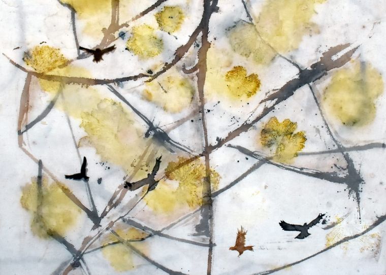 Obra de Magalí Riera. Obra de Magalí Riera.