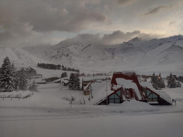Este fin de semana Las Leñas tuvo intensas nevadas