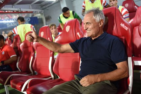 Madelón se fue bastante conforme tras el empate de Unión con Boca. Madelón se fue bastante conforme tras el empate de Unión con Boca.