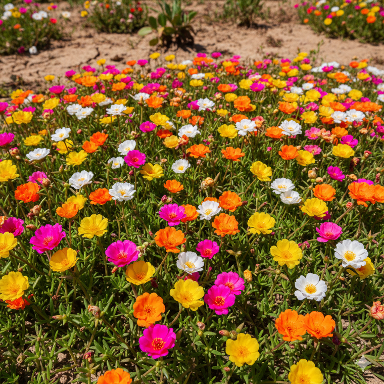 La flor que resiste al verano. Fuente: IA Gemini,