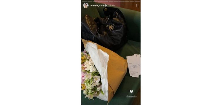 El regalo especial de OLGA a Wanda Nara. El regalo especial de OLGA a Wanda Nara.