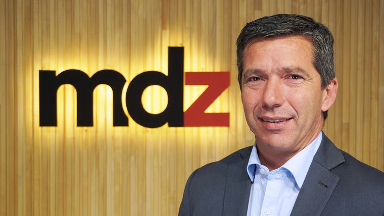 Andrés Lombardi en la entrevista con MDZ
