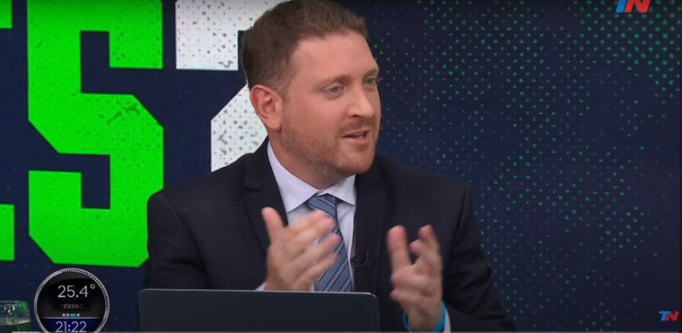 Tensión entre el ciclo de Jonatan Viale y otro de TN Foto: Captura de video TN