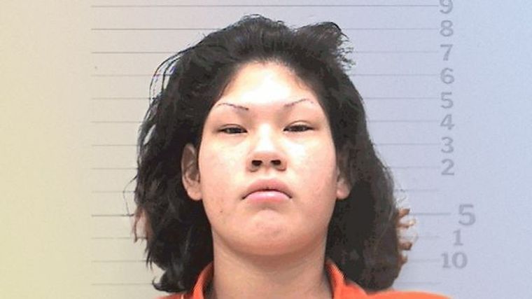 Foto: STATE OF OKLAHOMA. Brittney Poolaw fue sentenciada a cuatro años de prisión.
