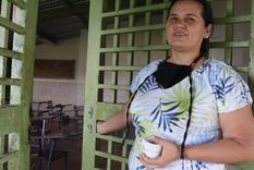 María Zenaida quiere que los niños vuelvan pronto a su escuela.