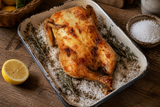 Probá esta receta de pollo a la sal y te la pedirán una y otra vez