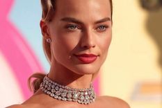 Margot Robbie Bonito gesto. Foto: Fuente: imagen - cuenta fan - @margotrobbieofficial