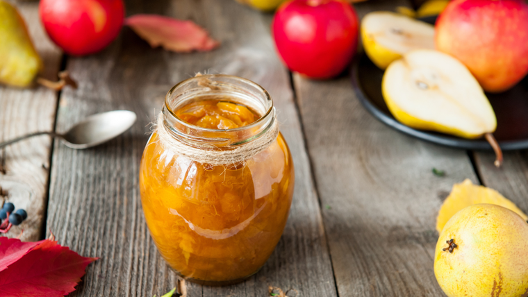 La mermelada de peras y manzanas más rica y natural