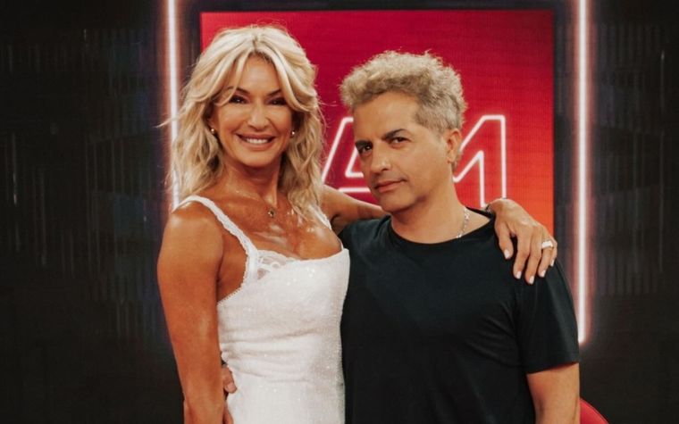 Ángel de Brito y Yanina Latorre en LAM. Foto: Instagram Ángel de Brito