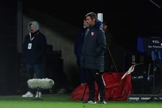 El DT habló post victoria en La Plata. Foto: Fotobaires