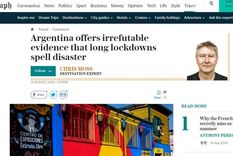 un diario ingles destrozo la cuarentena argentina: no sirvio de nada