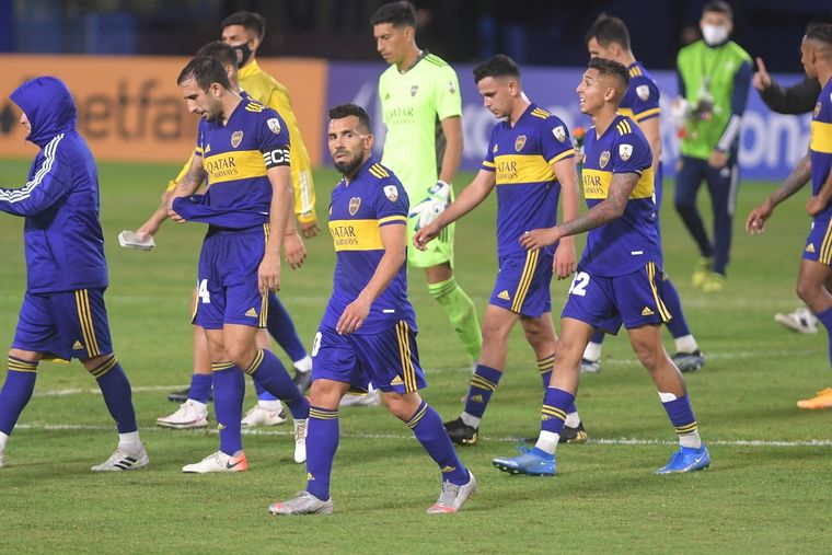 Boca empató pero sigue dependiendo de sí mismo para clasificar a los octavos de la Copa. Foto: Télam