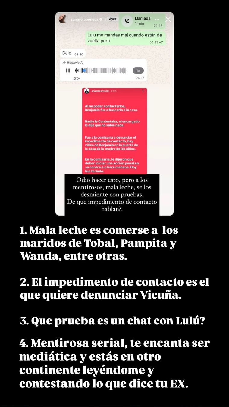 Ángel de Brito no dudó en disparar contra la María Eugenia Suarez. Fuente: Instagram. Ángel de Brito no dudó en disparar contra la María Eugenia Suarez. Fuente: Instagram.