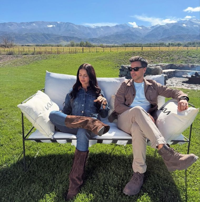 Zaira Nara grabó contenido en Mendoza para una marca, y lo hizo acompañada. Foto: Instagram