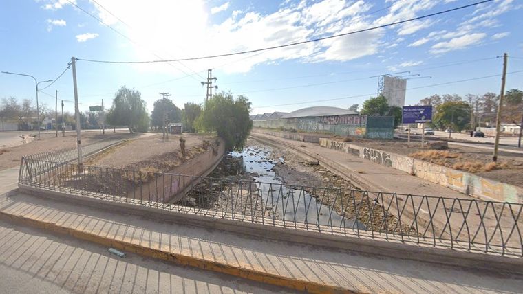 Imagen ilustrativa del canal Cacique Guaymallén. Foto: Captura