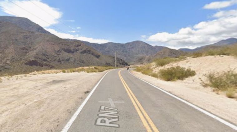 El sector de la ruta 7 donde se produjo el trágico accidente.&nbsp;