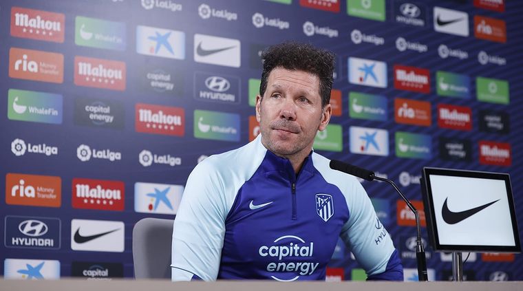 Simeone, muy autocrítico antes de la reanudación de La Liga. Foto: @Atleti.