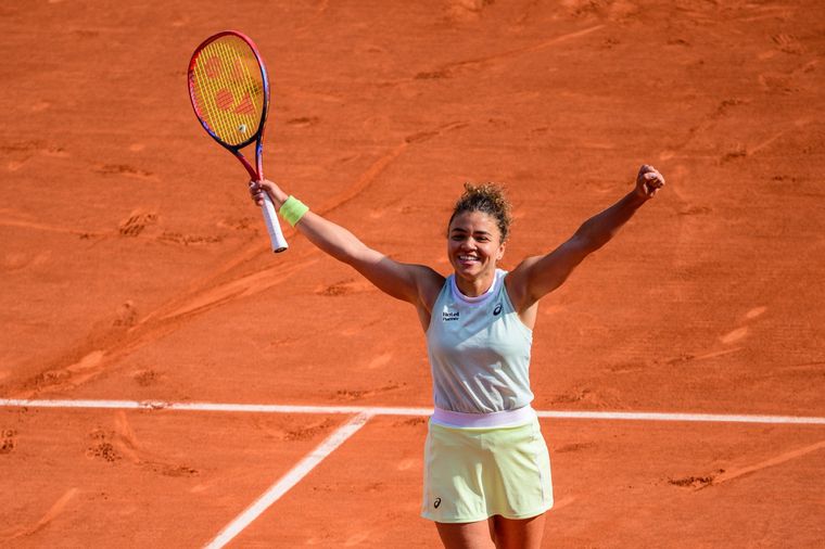 Jasmine Paolini, la jugadora sensación del segundo Grand Slam del año. Foto: @JasminePaolini