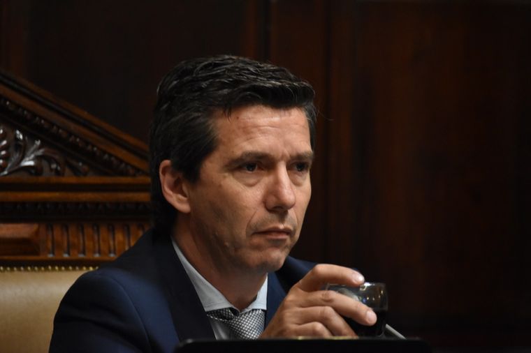 El presidente de la cámara de Diputados, Andrés Lombardi. Foto: Prensa Cámara de Diputados