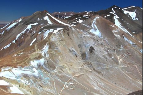 Mina Filo del Sol en Vicuña, Provincia de San Juan Foto: Filo Minning Corp