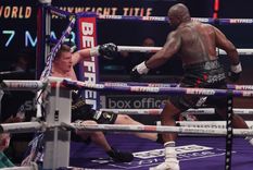Dillian Whyte venció a Alexander Povetkin y se coronó campeón interino de pesos pesados del Consejo Mundial de Boxeo. Foto: The Telegraph