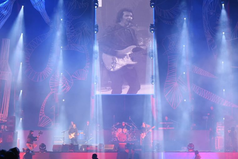 Los Enanitos Verdes actuaron en el marco de la Vendimia de Ciudad. Foto: Maximiliano Rios