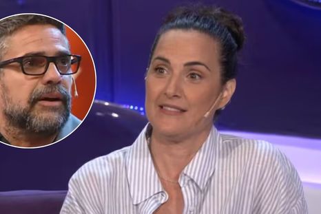 Julieta Díaz no pudo esquivar las preguntas sobre Luciano Castro. / Captura de TV Julieta Díaz no pudo esquivar las preguntas sobre Luciano Castro. / Captura de TV