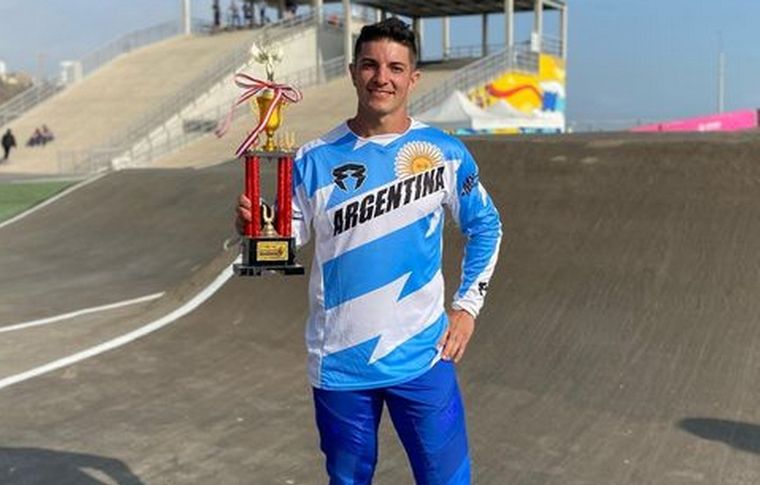 Doble festejo para el mendocino en Perú. Foto: Prensa acbim