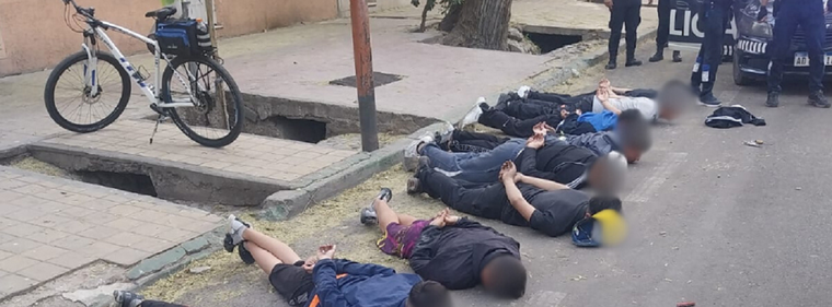 Los menores involucrados Foto: Ministerio de Seguridad