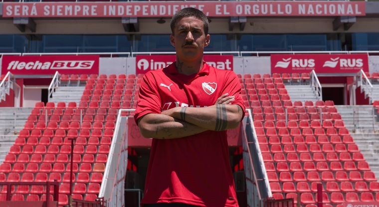 El uruguayo fue oficializado en las redes sociales del club. Foto: Independiente