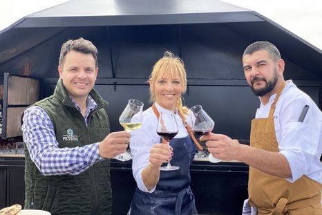 Ariel Angelini, Jimena Monteverde y Guillermo Gutiérrez. Foto: Instagram