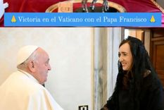 Victoria Villarruel mantuvo una reunión con el Papa Francisco durante el comienzo de esta semana: este fue su look Foto: Instagram