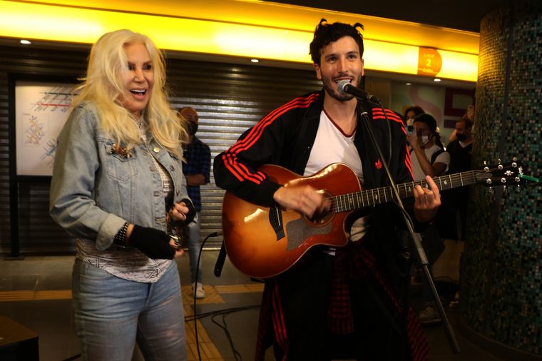 Susana Giménez y Sebastián Yatra