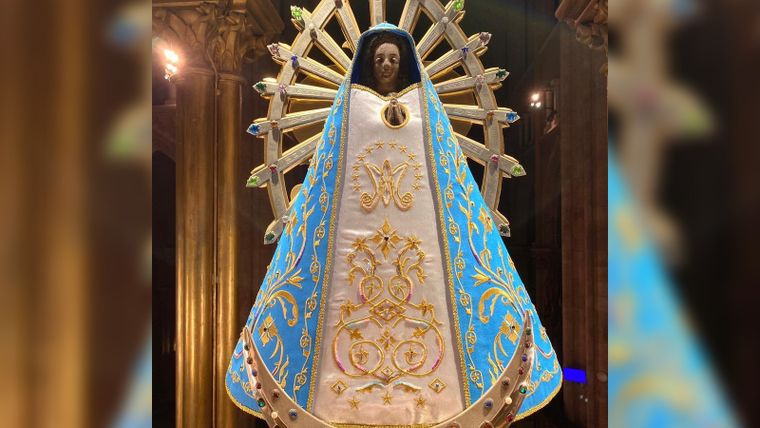 El 8 de Mayo se celebra el Día de la Virgen de Luján Foto: Twitter Santuario de Luján