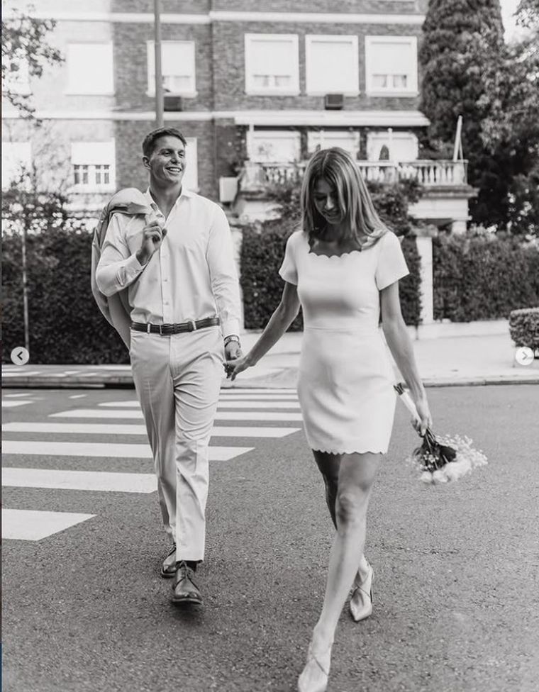 Camila Giorgi y su esposo. Camila Giorgi y su esposo.