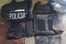 Los elementos secuestrados por los efectivos Foto: Prensa Ministerio de Seguridad