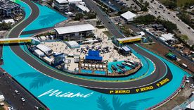 El circuito está ubicado en el complejo del Hard Rock Stadium.