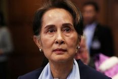 Aung San Suu Kyi ha sido la líder de Myanmar desde que se dieron las primeras elecciones libres en 2015, tras décadas de gobiernos militares. Foto: REUTERS