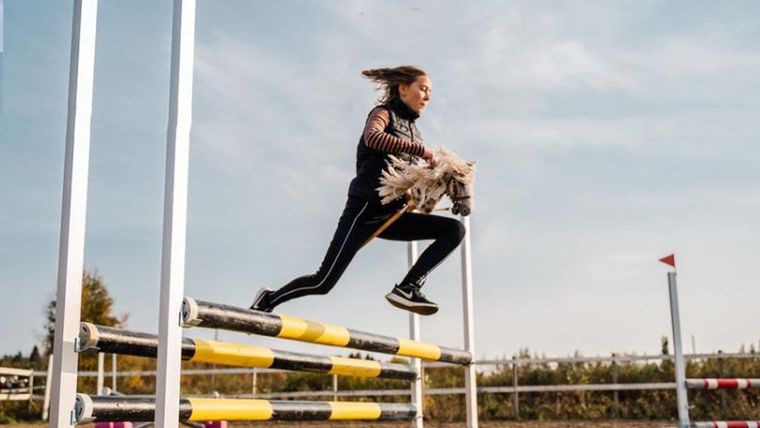 La equitación vegana se está convirtiendo en un fenómeno viral en redes sociales Foto: Captura de TV