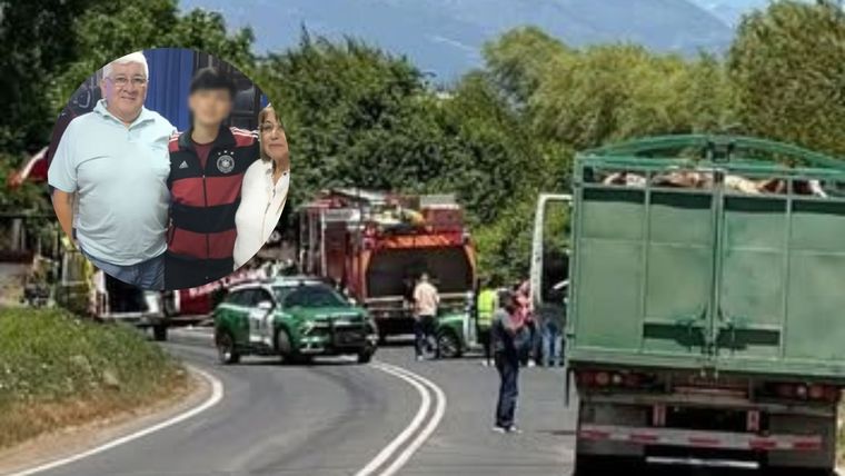 El choque ocurrió en el kilómetro 36 de la Ruta CH-115.