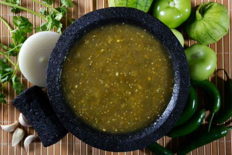 Salsa verde picante mexicana Foto: Cocina delirante