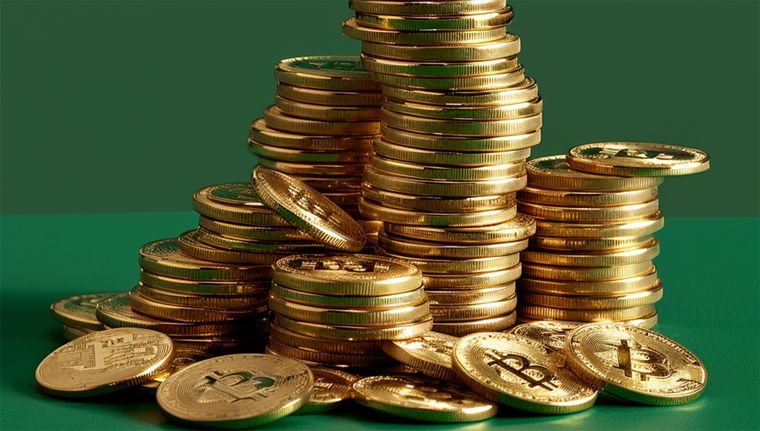 Bitcoin Foto: Imagen generada con Midjourney