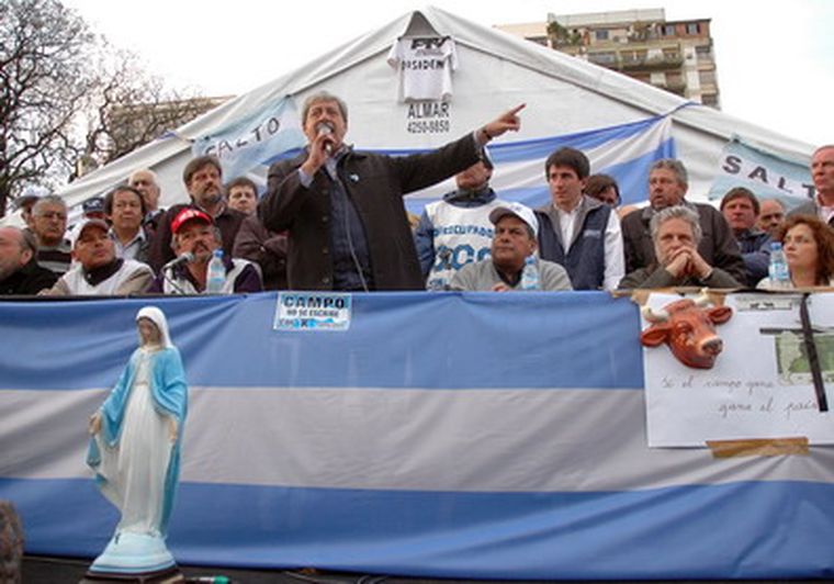 El campo, a la ruta. Foto: NA