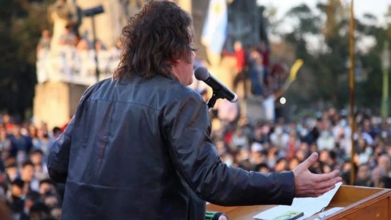 Javier Milei habla de gente de bien Foto: MDZ