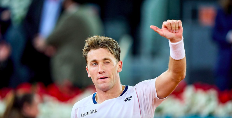 Casper Ruud y el título de mayor importancia en su carrera. Foto: Mutua Madrid Open